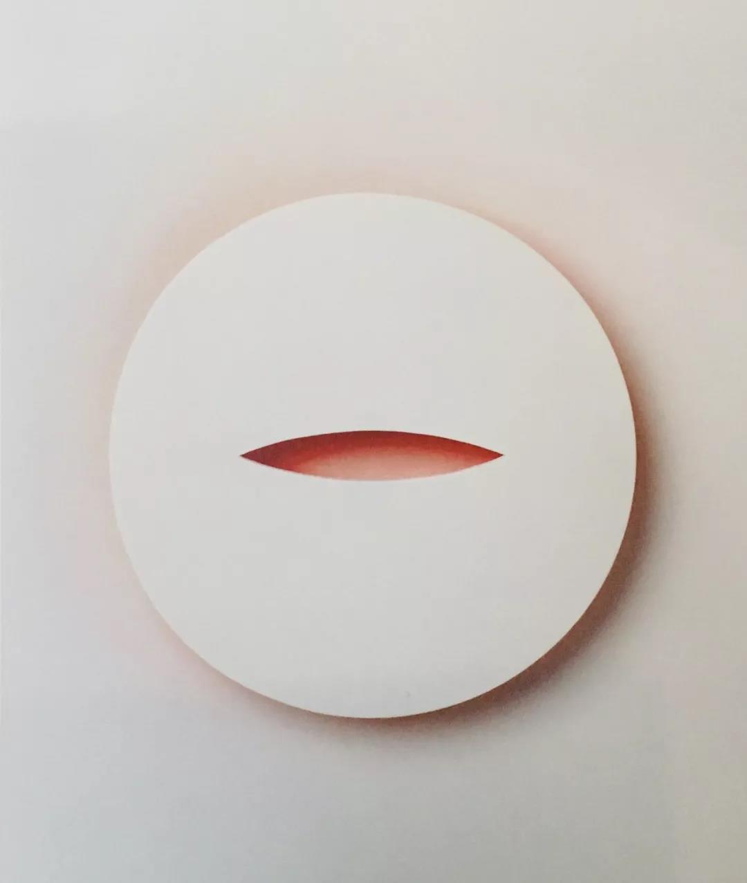 Composition with Lenticular Shape  Brooch