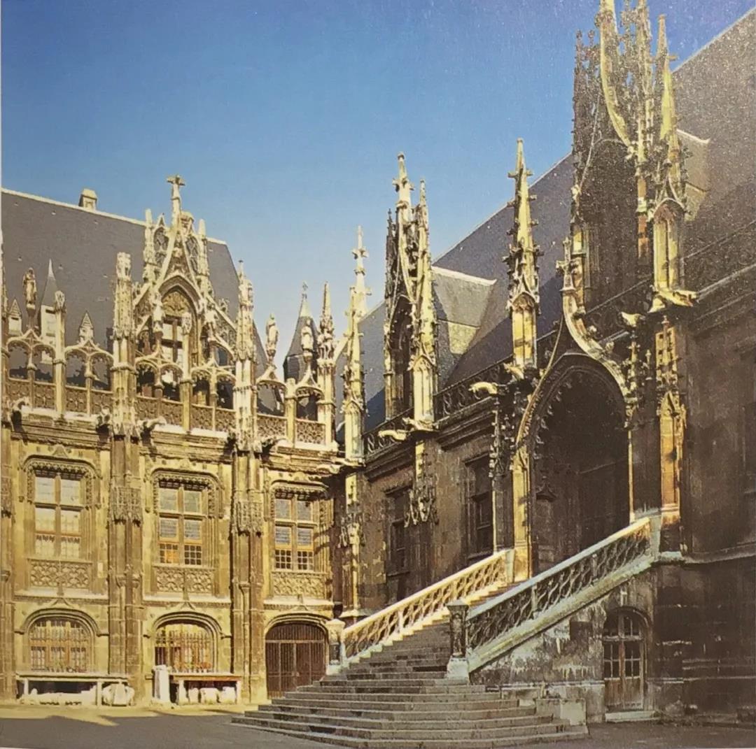 Courtyard of the Palace of Justice (formerly Treasury) Rouen